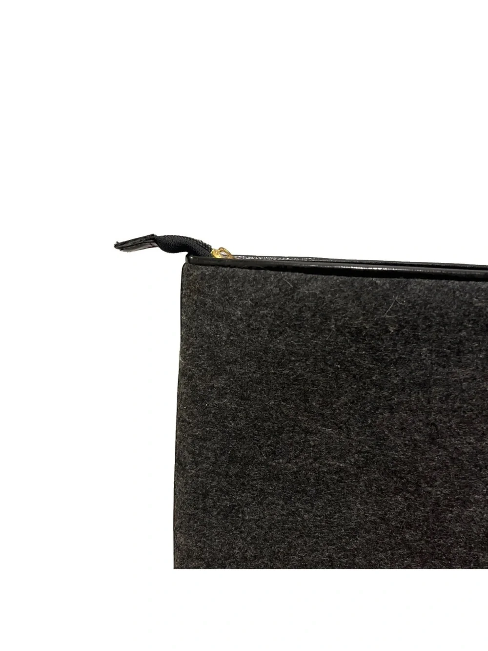 kate spade Two-Tone Dark Gray and Light Gray Felt Laptop or IPad cover
